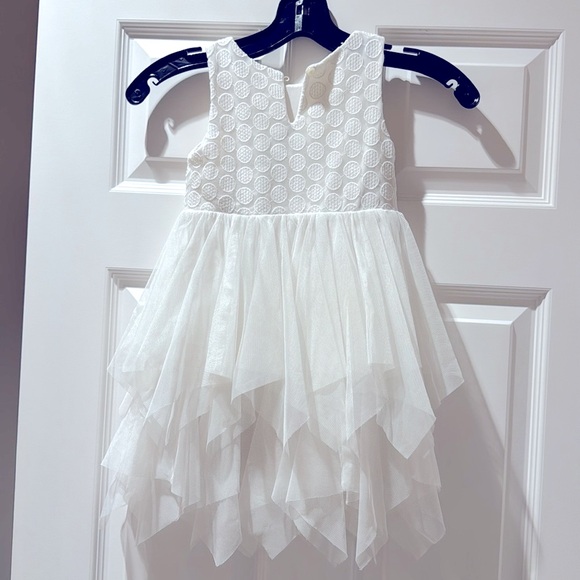 Adorable cat and Jack white dress with tulle skirt, size 4T - Picture 5 of 7